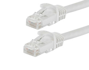 Патчкорд UTP Ripo T568B 4 пары кат.6, 30м, литой, многожильный (белый) 1