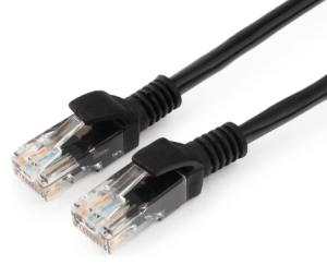 Патчкорд UTP Cablexpert PP12-30M/BK кат.5e, 30м, литой, многожильный (чёрный) 1