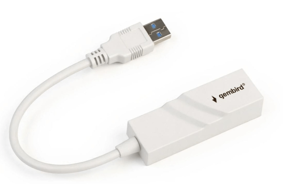 Проводной сетевой USB LAN адаптер Gembird NIC-U11, RJ45 10/100/1000Mbps, USB 3.0, белый 1 Проводной сетевой USB LAN адаптер Gembird NIC-U11, RJ45 10/100/1000Mbps, USB 3.0, белый 1