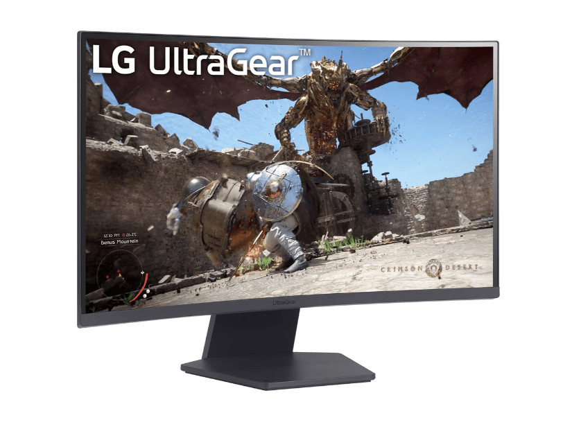 Монитор 27" LG 27GS60QC-B (QHD, 180Hz), изогнутый, черный 3 Монитор 27" LG 27GS60QC-B (QHD, 180Hz), изогнутый, черный 3