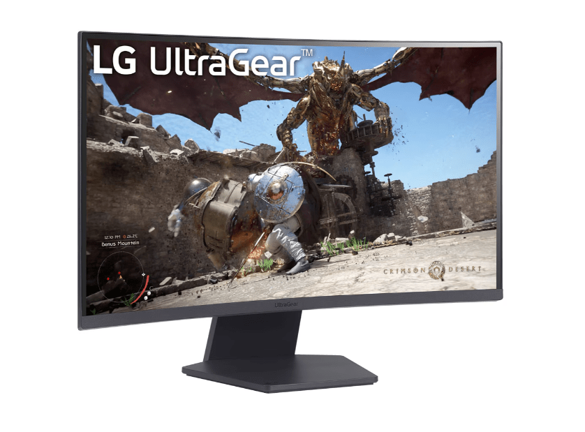 Монитор 27" LG 27GS60QC-B (QHD, 180Hz), изогнутый, черный 3 Монитор 27" LG 27GS60QC-B (QHD, 180Hz), изогнутый, черный 3