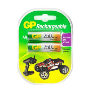 Аккумуляторные батарейки AA GP 2500mAh 250AAHC-2DECRC2 2шт 1 Аккумуляторные батарейки AA GP 2500mAh 250AAHC-2DECRC2 2шт 1