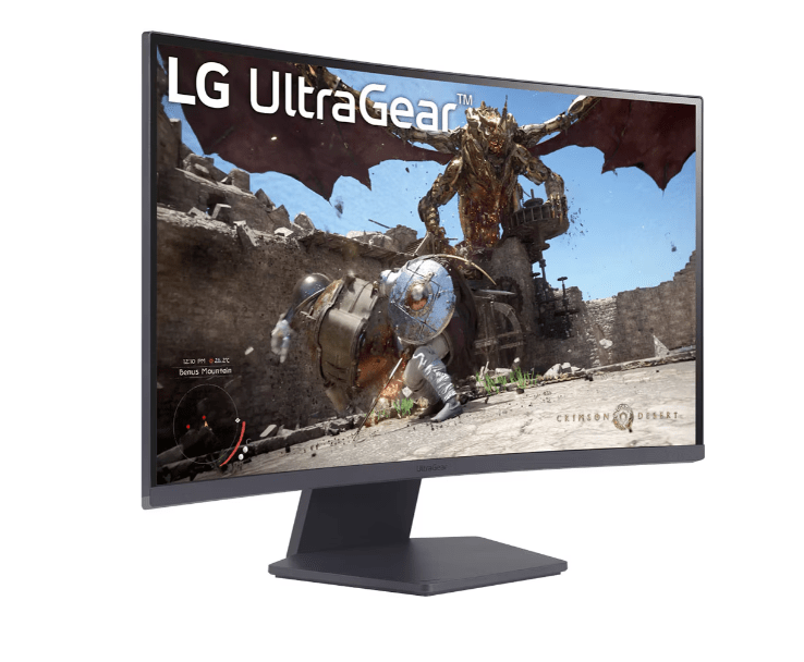 Монитор 27" LG 27GS60QC-B (QHD, 180Hz), изогнутый, черный 4 Монитор 27" LG 27GS60QC-B (QHD, 180Hz), изогнутый, черный 4