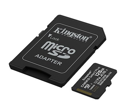 Карта памяти MicroSDXC UHS-I Card 128Gb Kingston Canvas Select Plus Class 10 SDCS3/128 (с адаптером) 2 Карта памяти MicroSDXC UHS-I Card 128Gb Kingston Canvas Select Plus Class 10 SDCS3/128 (с адаптером) 2