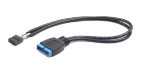 Внутренний USB2 - USB3 кабель Cablexpert CC-U3U2-01, 9pin/19pin, 0.3m 1