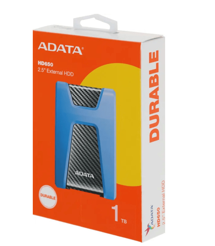 Внешний накопитель HDD 1Tb A-Data HD-650 USB 3.1 (AHD650-1TU31-CBL), синий 6 Внешний накопитель HDD 1Tb A-Data HD-650 USB 3.1 (AHD650-1TU31-CBL), синий 6