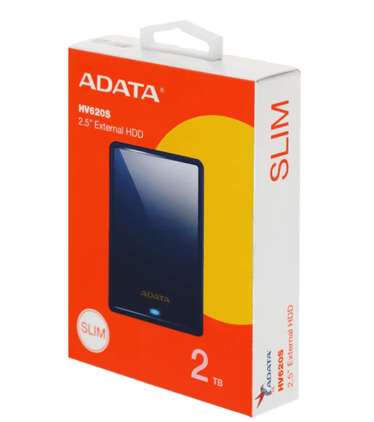 Внешний накопитель HDD 2000Gb A-Data HV620 USB 3.1 Синий (AHV620S-2TU31-CBL) 2 Внешний накопитель HDD 2000Gb A-Data HV620 USB 3.1 Синий (AHV620S-2TU31-CBL) 2