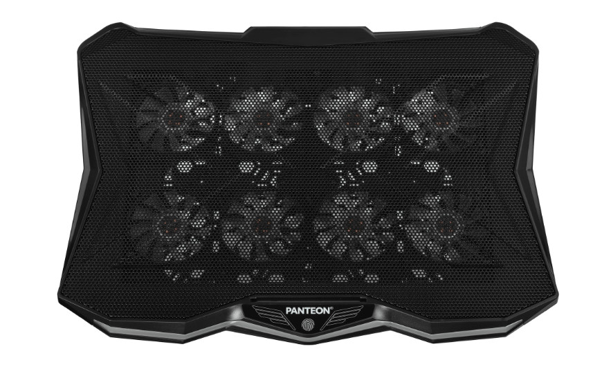 Охлаждающая подставка для ноутбука PANTEON CP-178 RGB Black 9"-18", USB, 8 вентиляторов 2 Охлаждающая подставка для ноутбука PANTEON CP-178 RGB Black 9"-18", USB, 8 вентиляторов 2