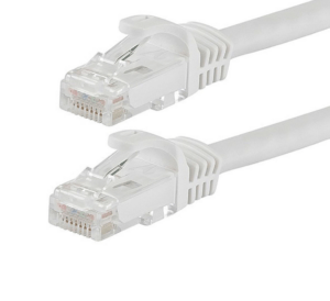 Патчкорд UTP Ripo T568B 4 пары кат.6, 10м, литой, многожильный (белый) 1
