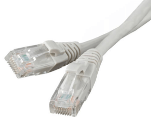 Патчкорд UTP Ripo T568B 4 пары кат.6, 10м, литой, многожильный (серый) 003-300162 1
