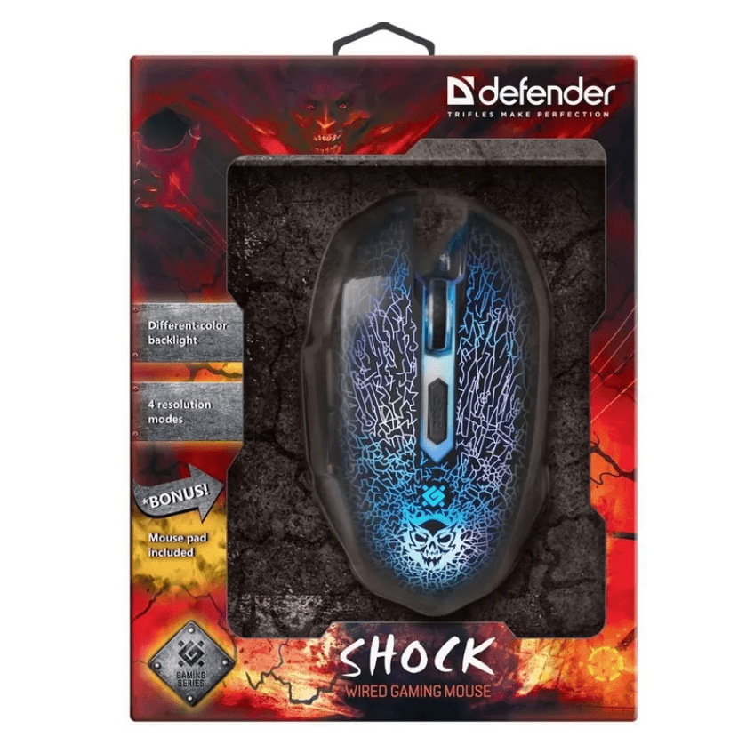 Мышь игровая Defender Shock GM-110L 7 Мышь игровая Defender Shock GM-110L 7