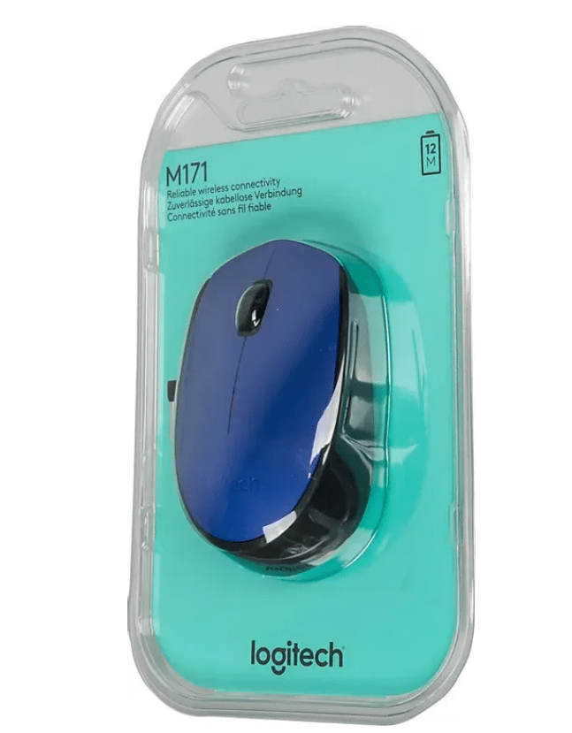 Мышь беспроводная Logitech M171 синий 6 Мышь беспроводная Logitech M171 синий 6