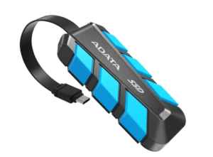Внешний SSD A-Data 1TB SC740, External, USB 3.2 Gen 2 type-C, Синий 1