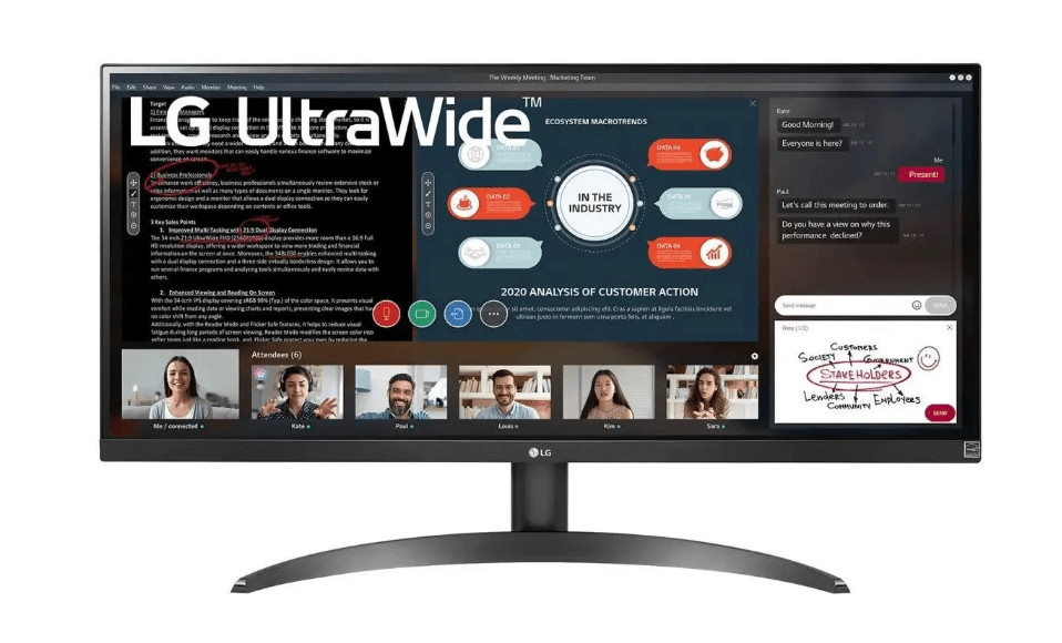 Монитор 29" LG 29WP500-B черный 1 Монитор 29" LG 29WP500-B черный 1