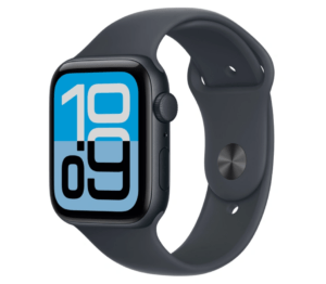 Apple Watch SE 3 (2025) 44mm Midnight Aluminium Case, Midnight Sport Band (S/M) 1