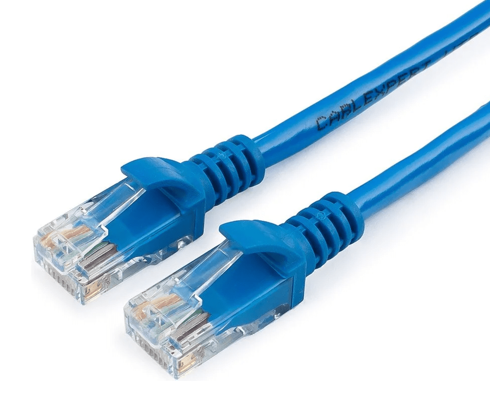 Патчкорд UTP Cablexpert PP12-20M/B кат.5e, 20м, литой, многожильный (синий) 2 Патчкорд UTP Cablexpert PP12-20M/B кат.5e, 20м, литой, многожильный (синий) 2