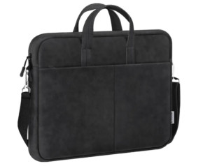 Сумка для ноутбука 15,6" Defender Solid, кожа, черный 1