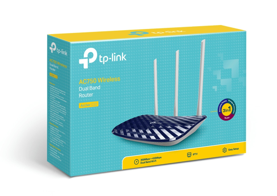 Беспроводной маршрутизатор TP-Link Archer C20 4 Беспроводной маршрутизатор TP-Link Archer C20 4