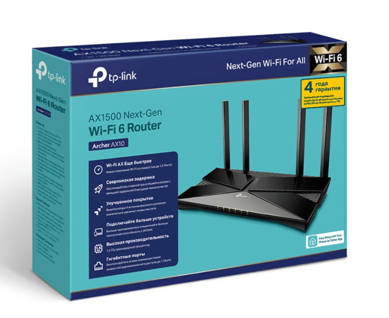 Беспроводной маршрутизатор TP-Link Archer AX10 3 Беспроводной маршрутизатор TP-Link Archer AX10 3