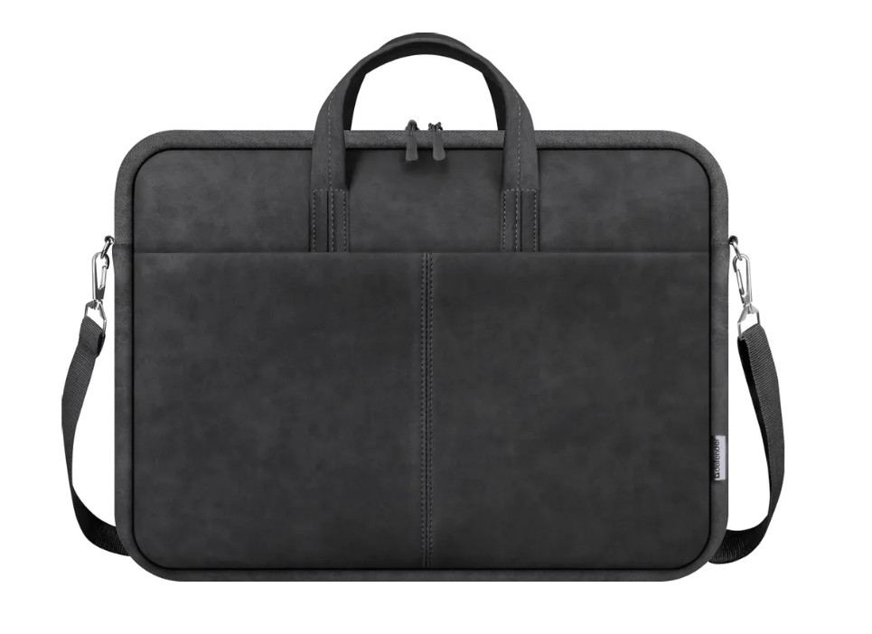 Сумка для ноутбука 15,6" Defender Solid, кожа, черный 3 Сумка для ноутбука 15,6" Defender Solid, кожа, черный 3