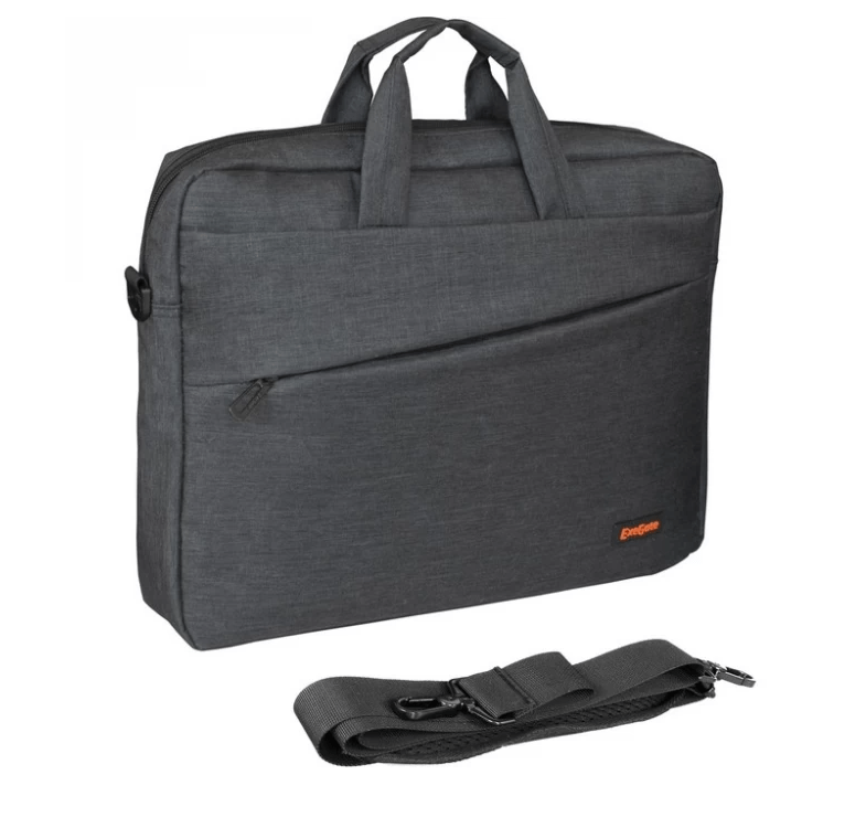 Сумка для ноутбука 15,6" ExeGate EX283435RUS Business ECC-045 Black, черная 1 Сумка для ноутбука 15,6" ExeGate EX283435RUS Business ECC-045 Black, черная 1