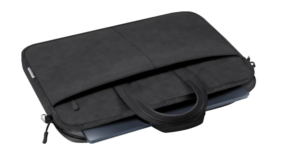 Сумка для ноутбука 15,6" Defender Solid, кожа, черный 7 Сумка для ноутбука 15,6" Defender Solid, кожа, черный 7