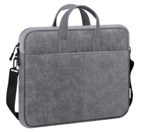 Сумка для ноутбука 15,6" Defender Solid, кожа, серый 1 Сумка для ноутбука 15,6" Defender Solid, кожа, серый 1