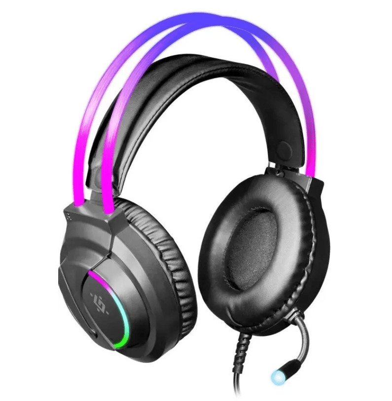Гарнитура игровая Defender Flame RGB, с микрофоном, USB, черный 3 Гарнитура игровая Defender Flame RGB, с микрофоном, USB, черный 3