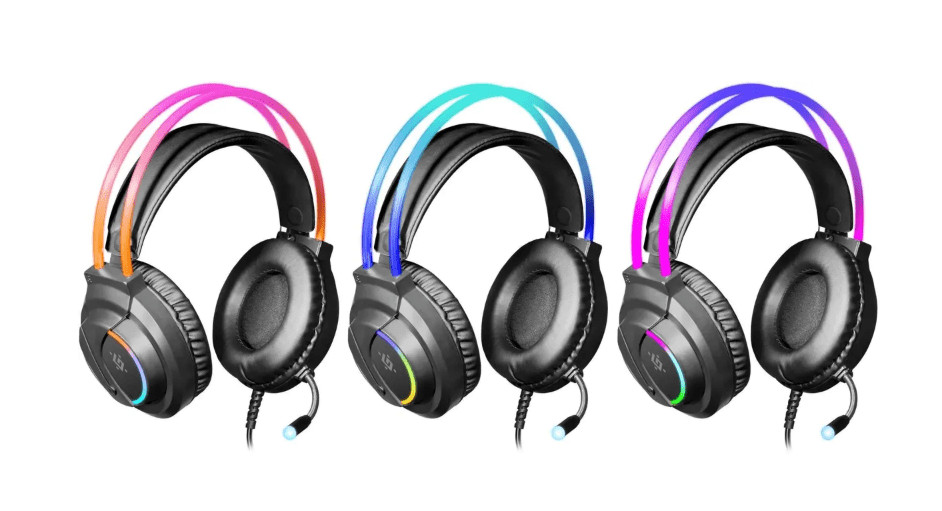 Гарнитура игровая Defender Flame RGB, с микрофоном, USB, черный 6 Гарнитура игровая Defender Flame RGB, с микрофоном, USB, черный 6