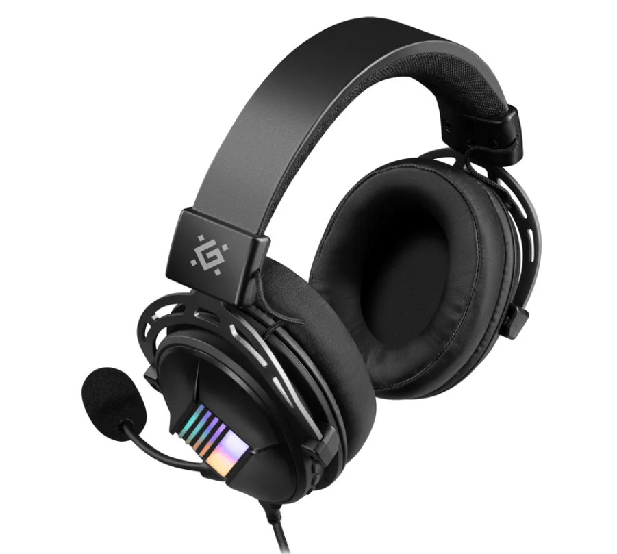 Гарнитура игровая Defender Flux, RGB, черный 3 Гарнитура игровая Defender Flux, RGB, черный 3