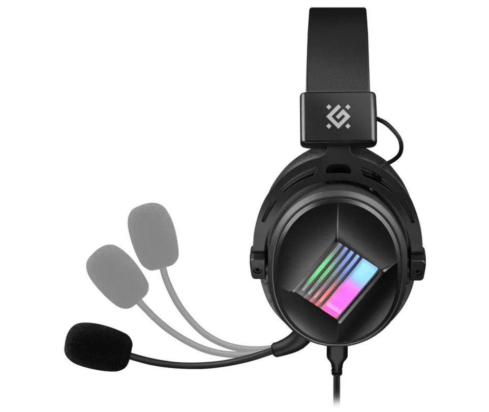 Гарнитура игровая Defender Flux, RGB, черный 4 Гарнитура игровая Defender Flux, RGB, черный 4