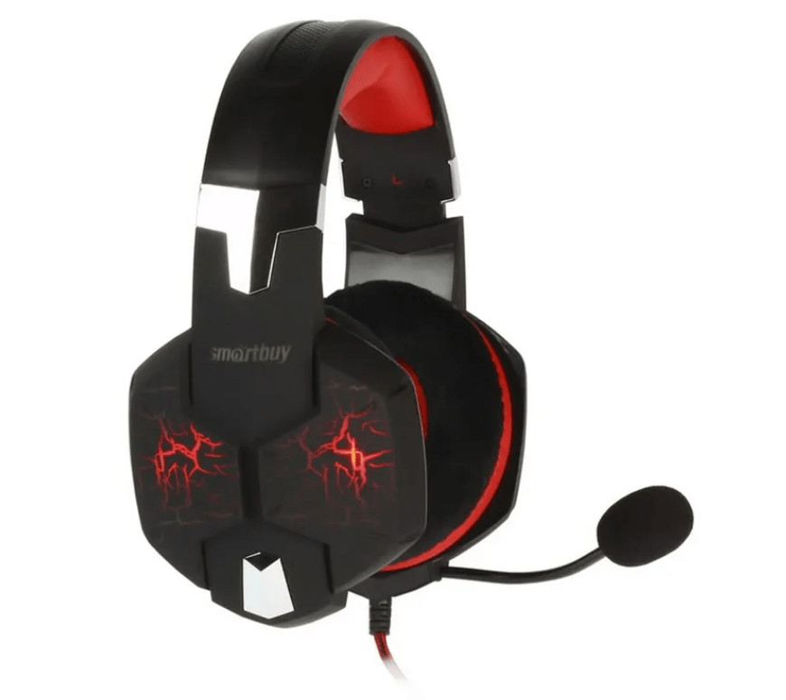 Гарнитура игровая Smartbuy RUSH TAIPAN (SBHG-3200), черный-красный 1 Гарнитура игровая Smartbuy RUSH TAIPAN (SBHG-3200), черный-красный 1