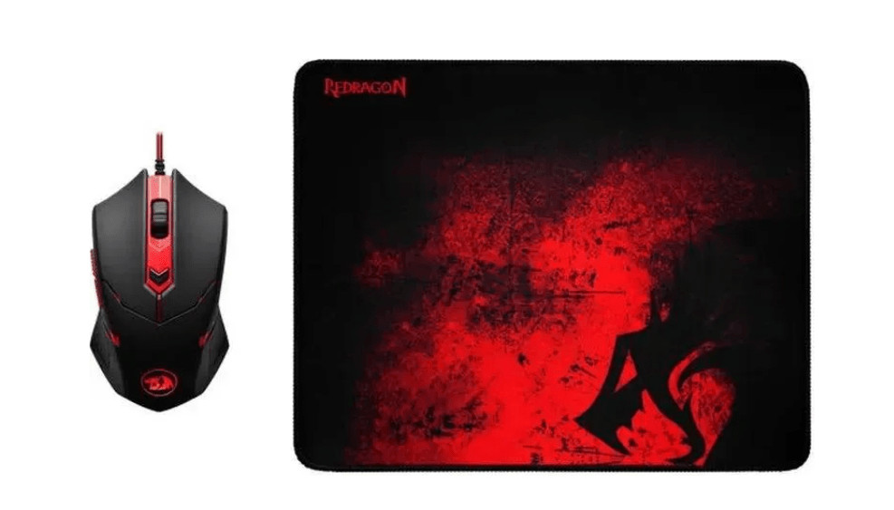 Проводной игровой набор мышь + коврик Redragon M601BA RU 1 Проводной игровой набор мышь + коврик Redragon M601BA RU 1