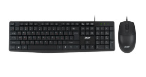 Проводной набор клавиатура + мышь Acer OMW141, черный 1