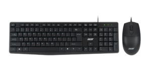 Проводной набор клавиатура + мышь Acer OMW141, черный 1
