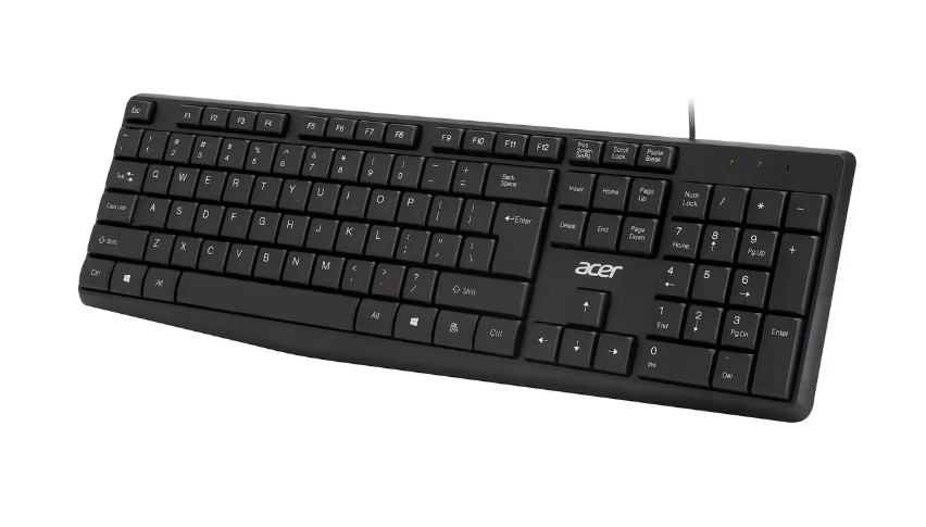 Проводной набор клавиатура + мышь Acer OMW141, черный 4 Проводной набор клавиатура + мышь Acer OMW141, черный 4