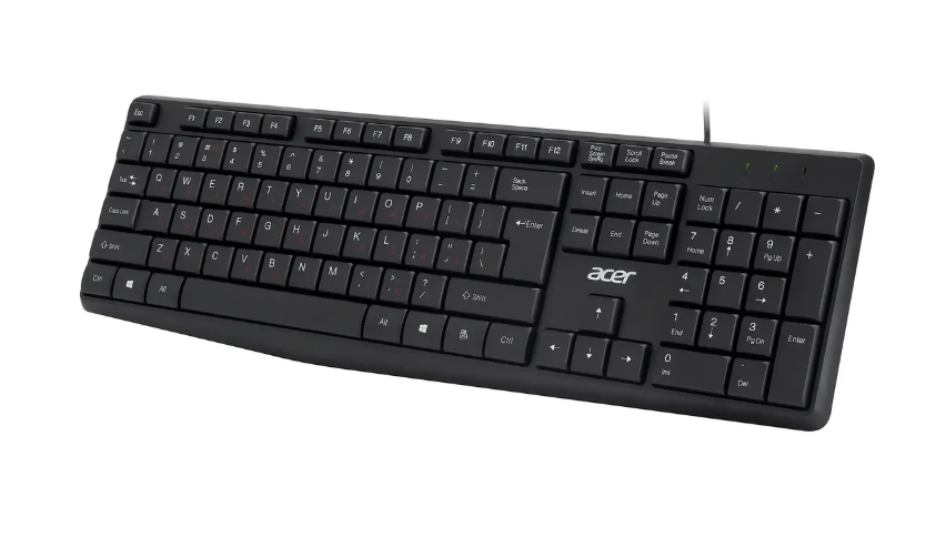 Проводной набор клавиатура + мышь Acer OMW141, черный 4 Проводной набор клавиатура + мышь Acer OMW141, черный 4