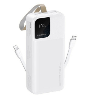 Power Bank Remax RPP-659 2.4A Cabled Fast Charging 30000mAh white 1