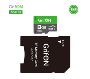 Карта памяти GrifON GF-FL18 microSD V10 8Gb +adapterSD 1