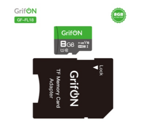 Карта памяти GrifON GF-FL18 microSD V10 8Gb +adapterSD 1