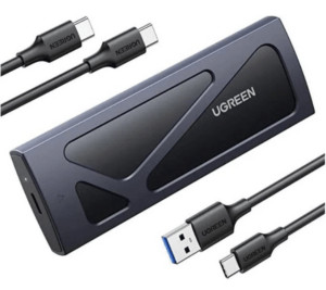 Бокс UGREEN CM578 15512 M.2 NVMe SSD Enclosure with USB-C to USB-C and U-C to USB-A cable Space Gray