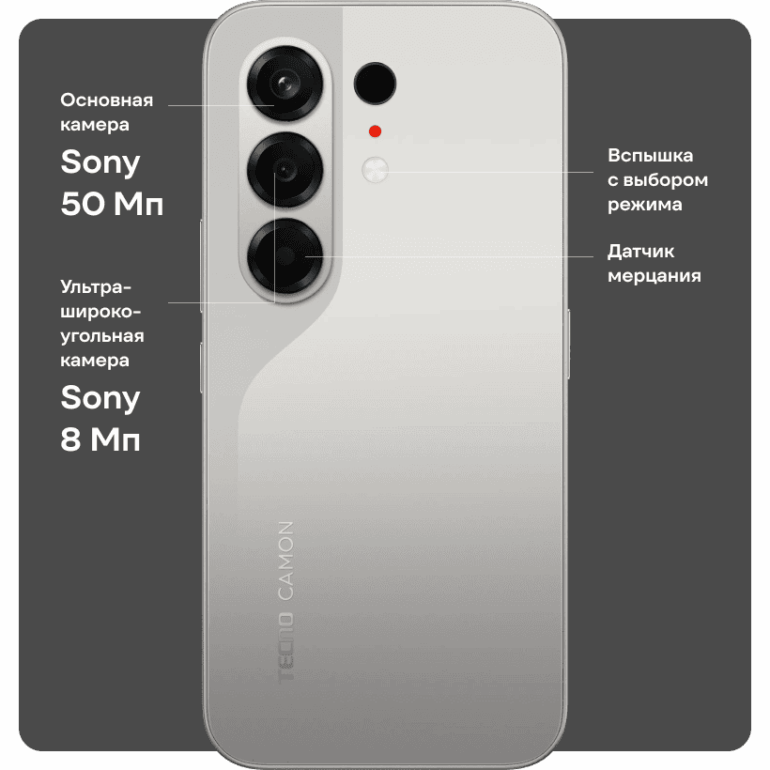 Смартфон TECNO Camon 50 8/256GB Fir Green 3 Tecno-Camon-50-04