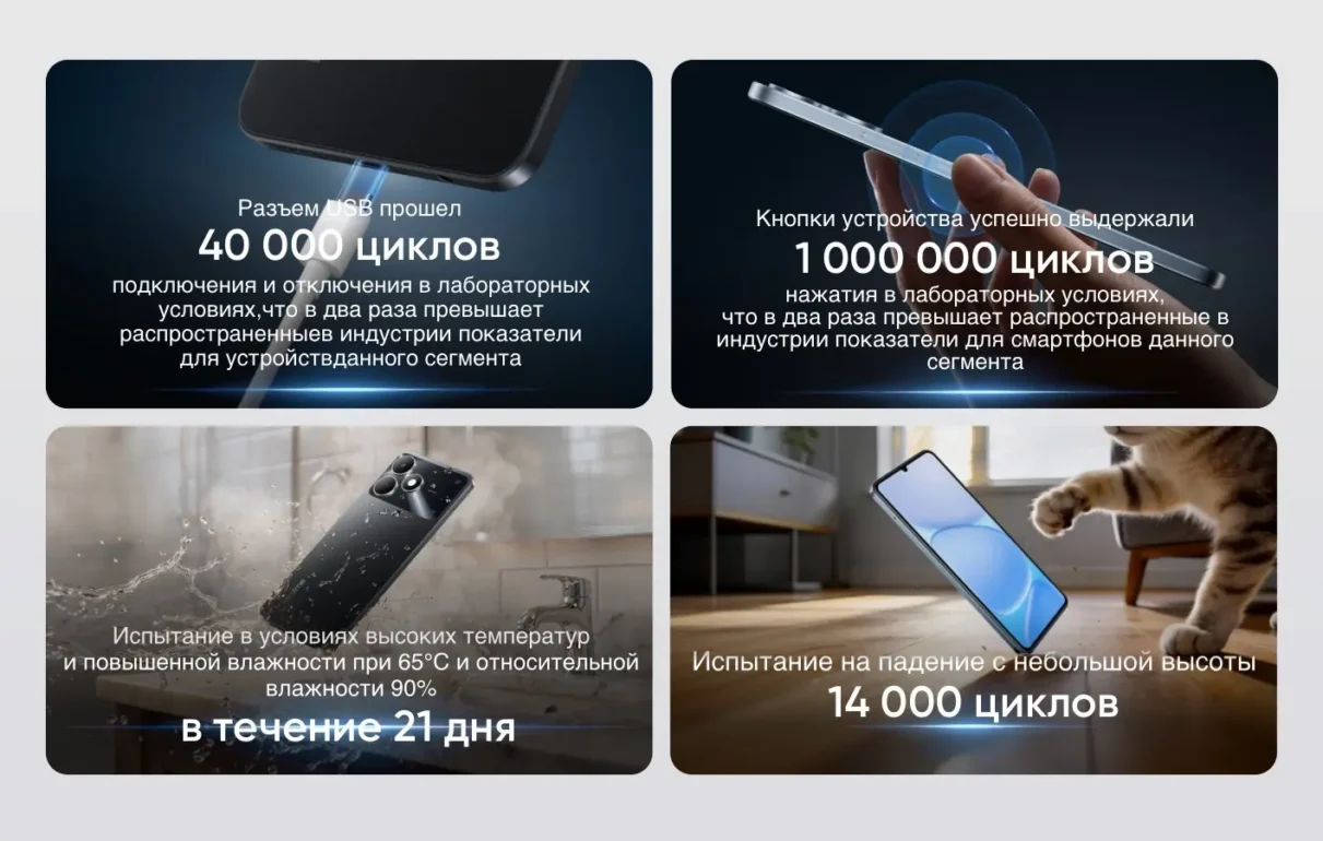 Смартфон Realme Note 80 4/64 Gb Синий 5