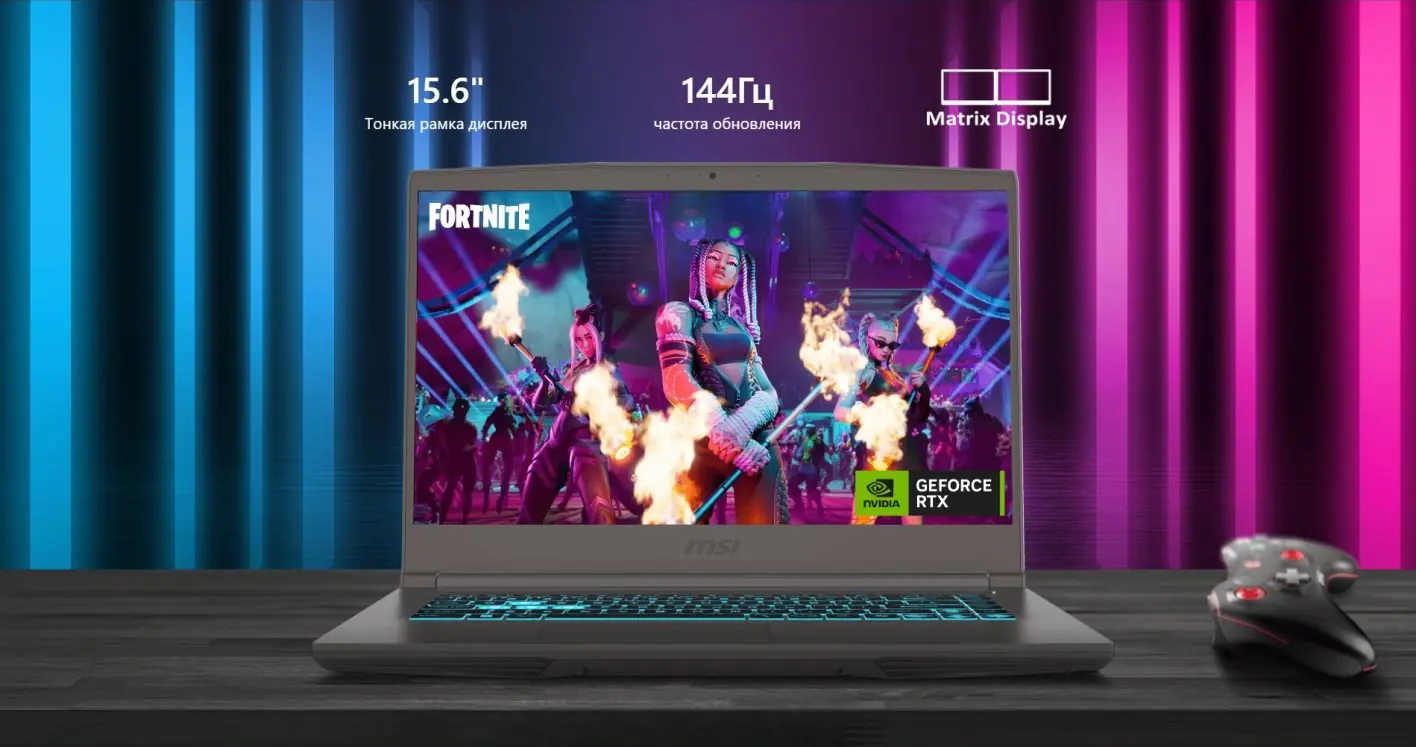 Ноутбук MSI Thin 15 B13VE i5 13420H/32Gb/SSD 1 Tb/RTX 4050 6Gb/15.6"/IPS/FHD/Win 11 12