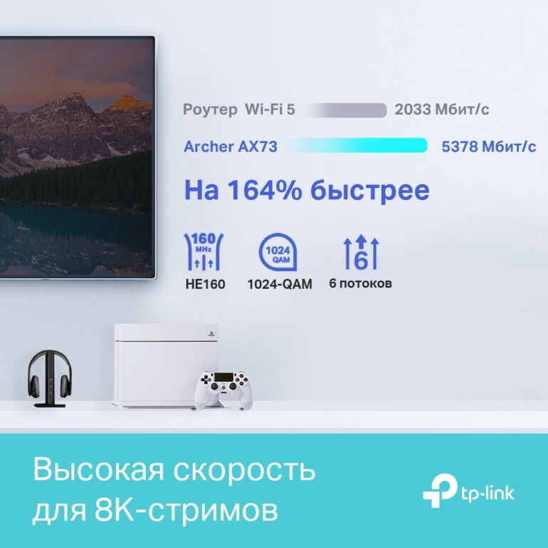 Беспроводной маршрутизатор TP-Link Archer AX73 2