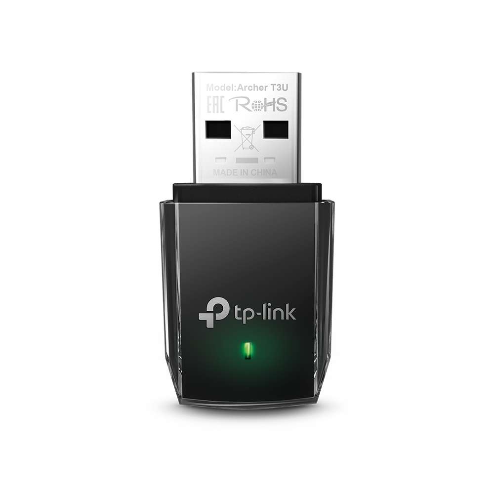 Беспроводной двухдиапазонный сетевой USB адаптер TP-LINK Archer T3U AC1300 Мини (Wi-Fi адаптер, стан 1 Беспроводной двухдиапазонный сетевой USB адаптер TP-LINK Archer T3U AC1300 Мини (Wi-Fi адаптер, стан 1