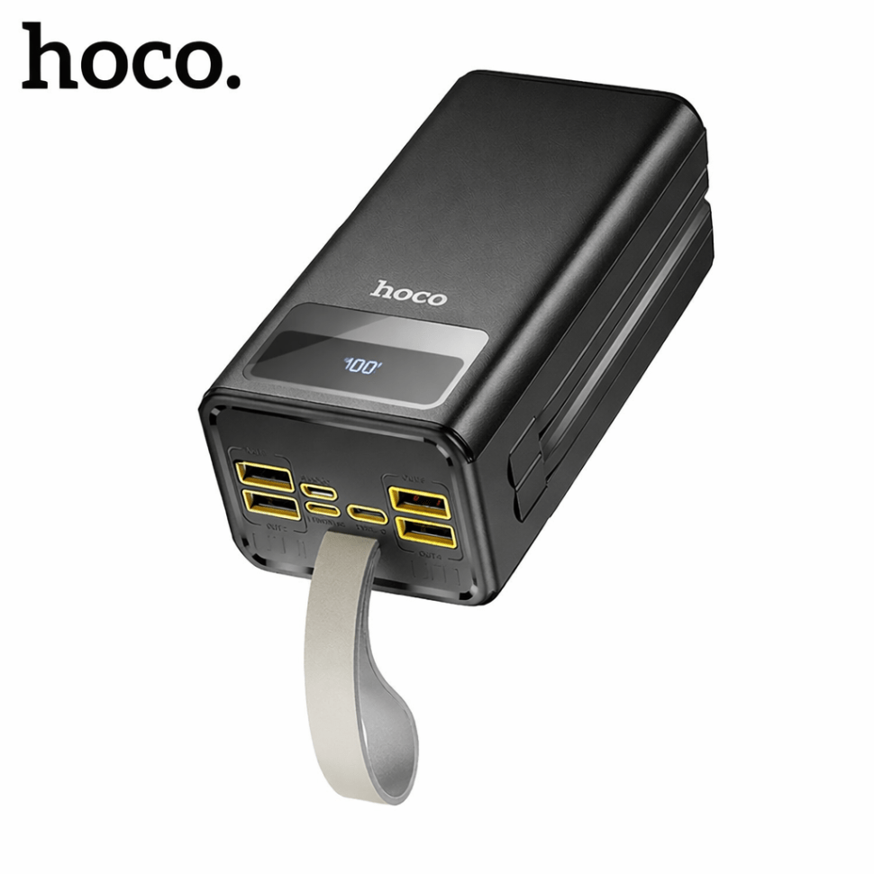 Power Bank Hoco DB58B Plentiful 22.5W fully compatible power bank(50000mAh) black 3 Power Bank Hoco DB58B Plentiful 22.5W fully compatible power bank(50000mAh) black 3