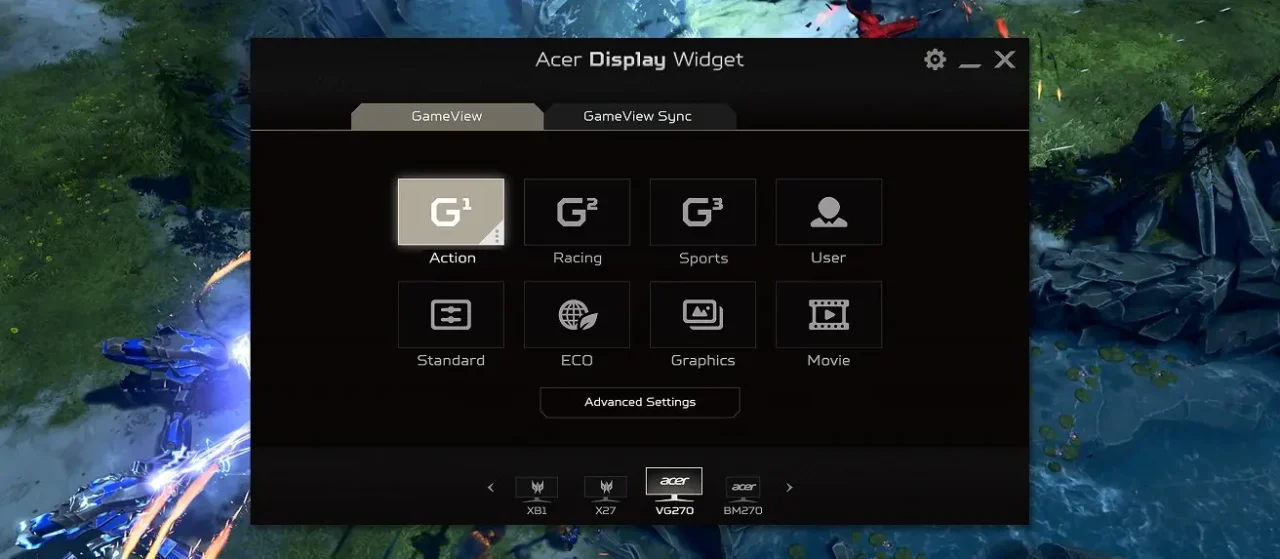 Монитор 27" Acer VG271UM3bmiipx (QHD, 180Hz) 16