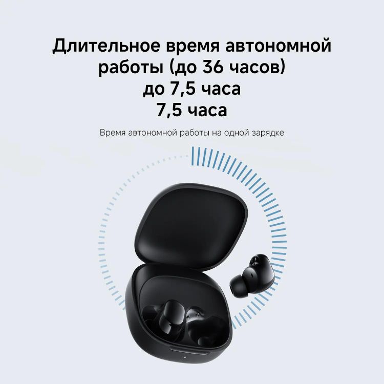 TWS-гарнитура Xiaomi Redmi Buds 6 Play, черный 9