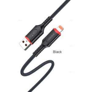 Кабель USB/Lightning Jokade JA019 3A 1m black 1